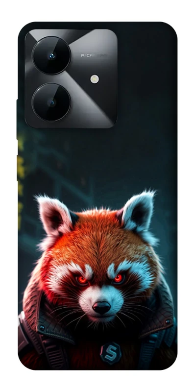 Чохол на Realme Note 60x Cyber Red Panda фото 1 з 1