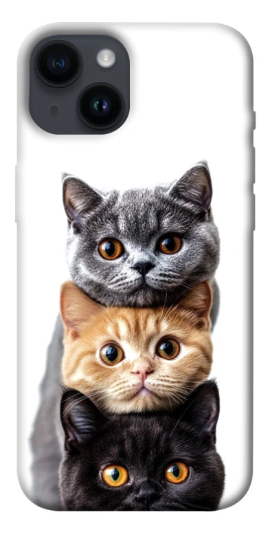 Чохол на Apple iPhone 14 (6.1") Гарні котики фото 1 з 1
