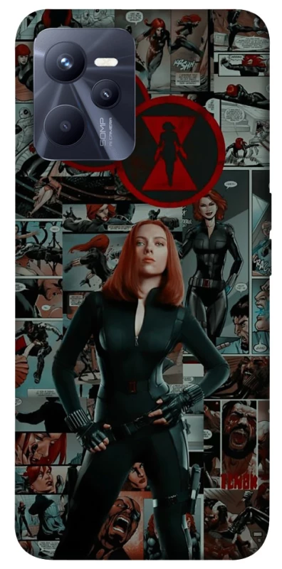 Чохол на Realme C35 Black Widow фото 1 з 1