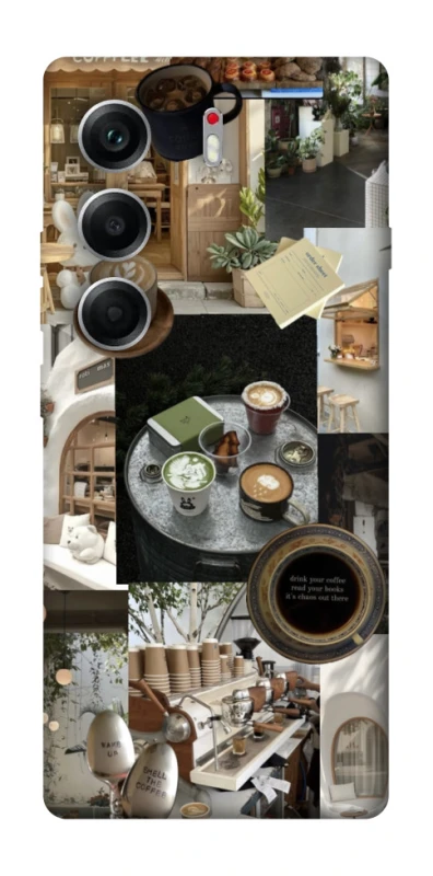 Чохол на Tecno Camon 40 Coffee collage ver.4 фото 1 з 1