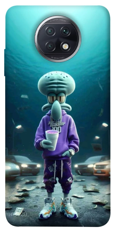 Чехол на Xiaomi Redmi Note 9 5G / Note 9T Сквидвард фото 1 из 1