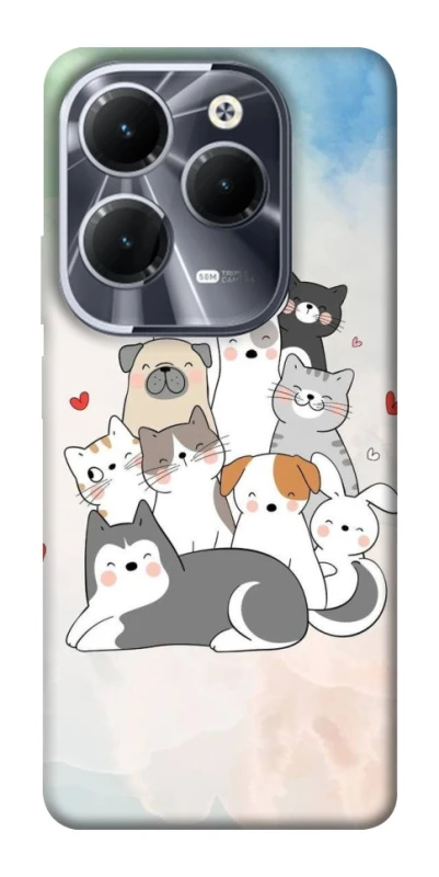Чехол на Infinix Hot 40 Pro Funny Pets ver.2 фото 1 из 1