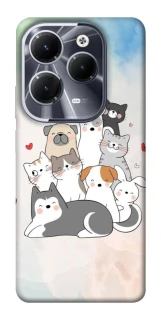 Чохол на Infinix Hot 40 Pro Funny Pets ver.2 фото 1 з 1