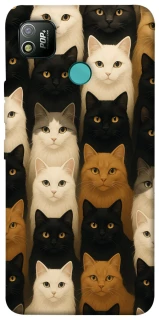 Чехол на TECNO POP 4 Colorful Cat Collage фото 1 Чехол на TECNO POP 4 Colorful Cat Collage фото 1 из 1