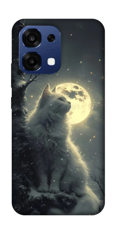 Чохол на Oppo A6 Pro 4G/5G Кіт під місяцем фото 2 з 2