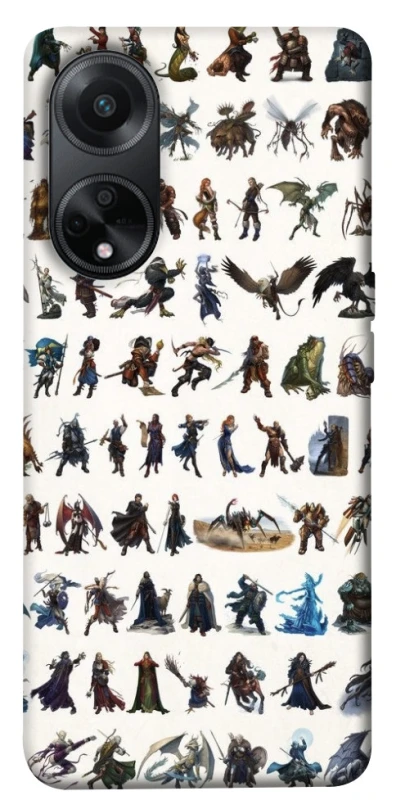 Чохол на Oppo A58 4G Character Selection фото 1 з 1