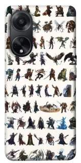 Чохол на Oppo A58 4G Character Selection фото 1 з 1