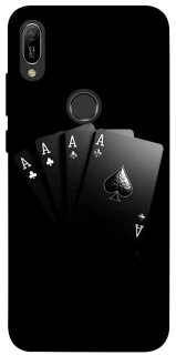 Чохол на Huawei Y6 (2019) Black Cards фото 1 з 1