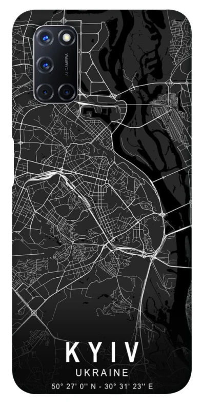 Чехол на Oppo A52 / A72 / A92 Kyiv map фото 1 из 1