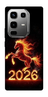 Чохол на Infinix Note 50 Pro Red Fire Horse ver.1 фото 1 з 1
