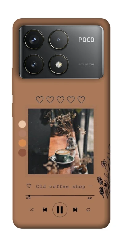 Чохол на Xiaomi Poco F6 Pro Coffee player фото 1 з 1