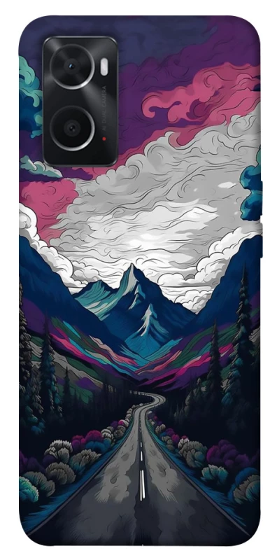 Чохол на Oppo A76 4G Намальовані гори фото 1 з 1