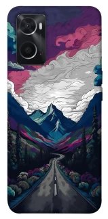 Чехол на Oppo A76 4G Нарисованные горы фото 1 из 1