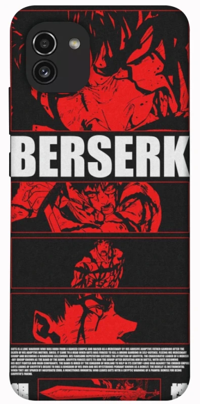 Чохол на Samsung Galaxy A03 Berserk poster фото 1 з 1