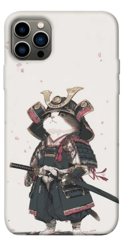 Чехол на Apple iPhone 12 Pro (6.1") Samurai Cat Warrior фото 1 из 1
