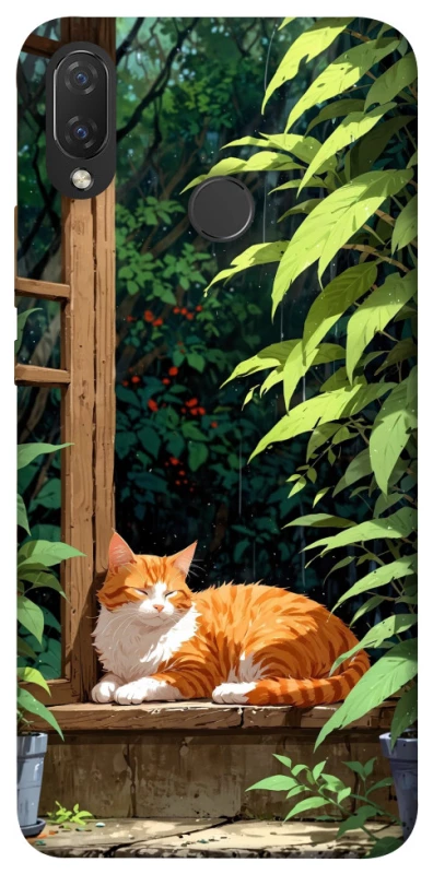 Чохол на Huawei P Smart+ (nova 3i) red cat фото 1 з 1