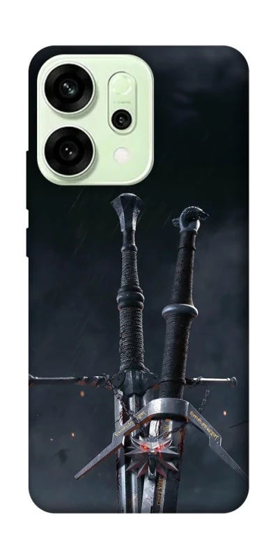 Чохол на Oppo Reno 14 Мечі Ведьмака фото 1 з 1