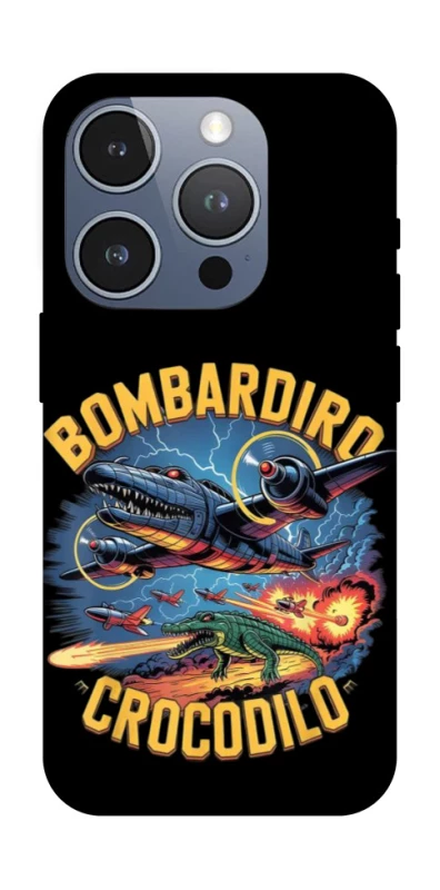 Чехол на Apple iPhone 16 Pro Bombardino Crocodilo v2 фото 1 из 1