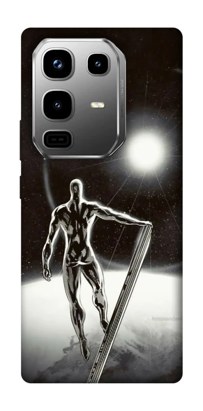 Чохол на Infinix Note 50 Pro Срібний серфер фото 1 з 1