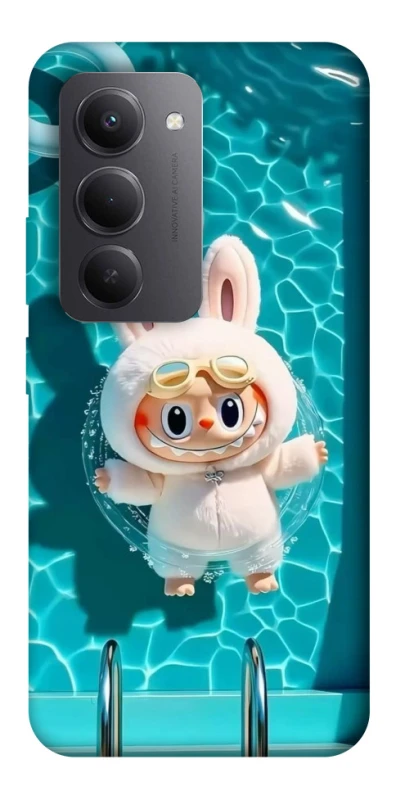 Чохол на Xiaomi Redmi 15 (EU) Labubu in the pool ver.2 фото 1 з 1