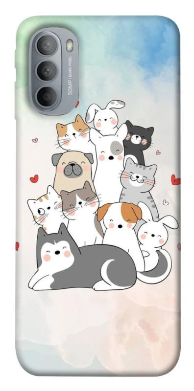 Чохол на Motorola Moto G31 Funny Pets ver.2 фото 1 з 1