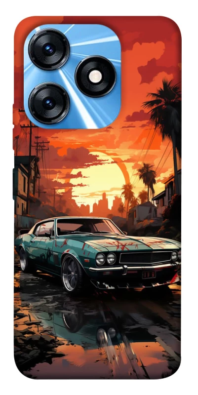 Чохол на TECNO Spark 10 Car at sunset фото 1 з 1