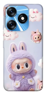 Чехол на TECNO Spark 10 Labubu & clouds фото 1 из 1