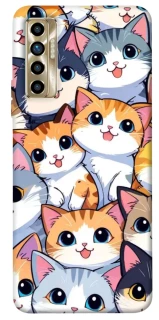 Чохол на TECNO Camon 17P Cute Cat v2 фото 1 з 1