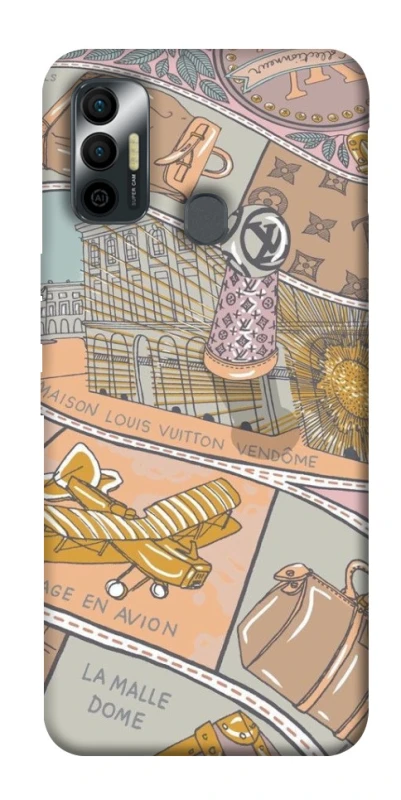 Чехол на TECNO Spark 7 Fashion collage ver.2 фото 1 из 1