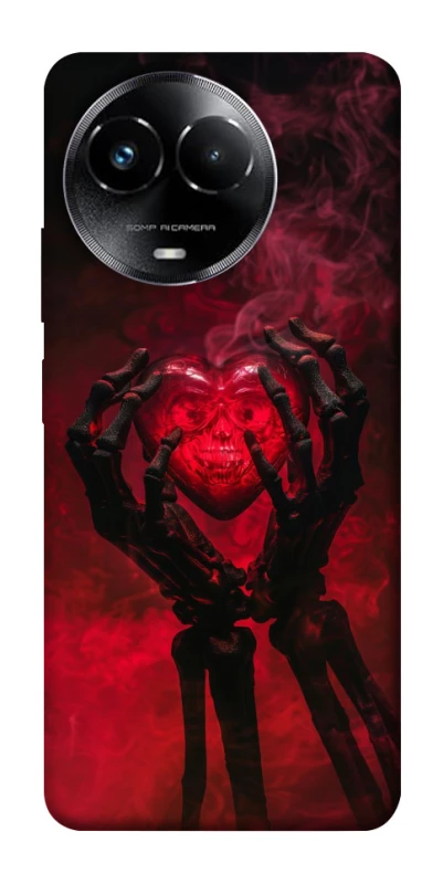 Чохол на Realme C67 4G Heart in the hands of a skeleton фото 1 з 1