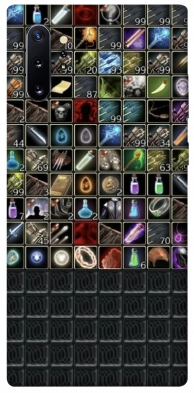 Чехол на Samsung Galaxy Note 10 Plus Inventory menu ver.2 фото 1 из 1