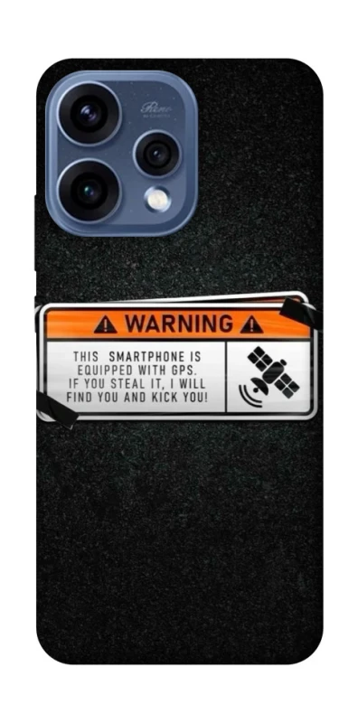 Чехол на Oppo Reno 15 Warning фото 1 из 2
