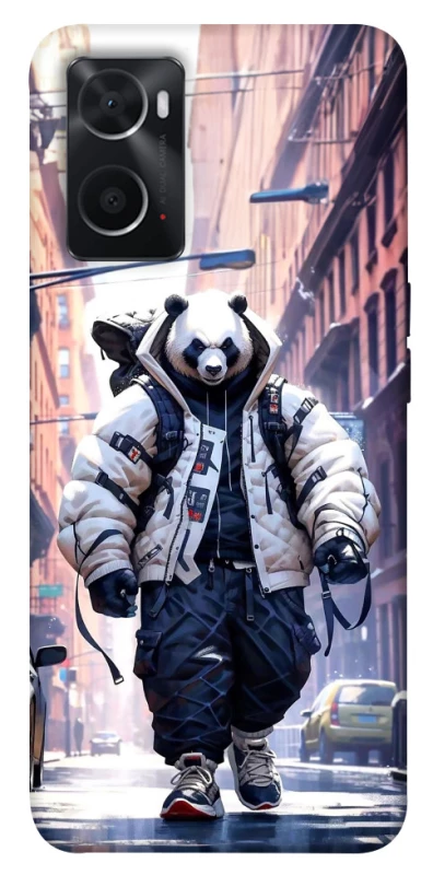 Чохол на Oppo A76 4G Панда кур'єр фото 1 з 1