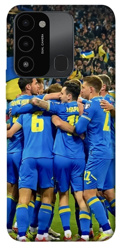 Чехол на TECNO Spark 8C Сборная Украины v3 фото 1 из 1