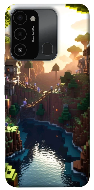 Чехол на TECNO Spark 8C Minecraft sunset фото 1 из 1