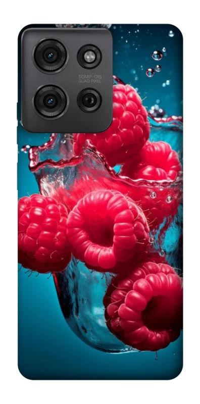 Чохол на Motorola Moto G75 Малинка у воді фото 1 з 1