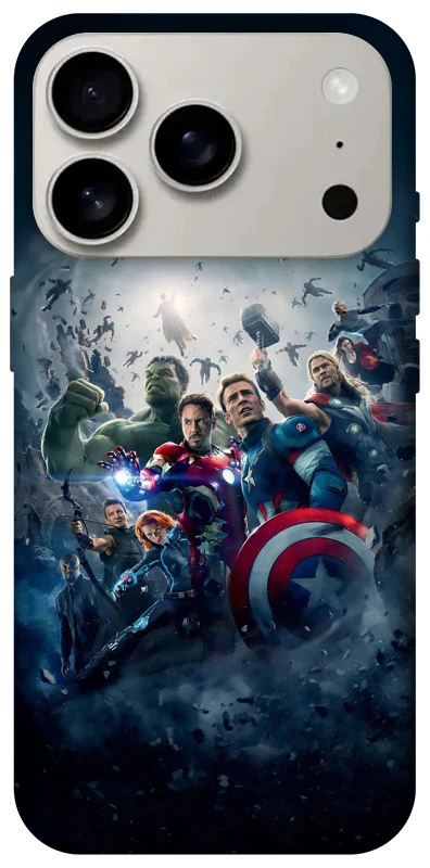 Чехол на Apple iPhone 17 Pro (6.3") Marvel heroes фото 1 из 1