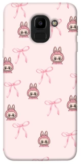 Чехол на Samsung J600F Galaxy J6 (2018) Pink bows and Labubus фото 1 из 1