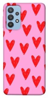 Чехол на Samsung Galaxy M32 Red hearts 2 фото 1 из 1