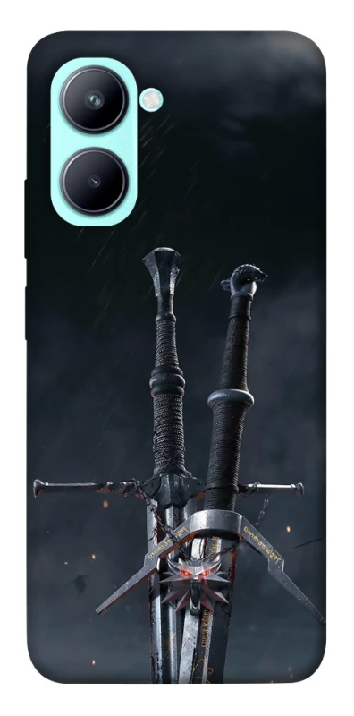 Чехол на Realme C33 Мечи Ведьмака фото 1 из 1