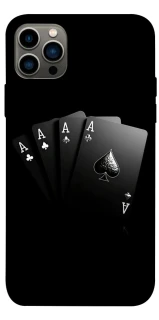 Чохол на Apple iPhone 12 Pro (6.1") Black Cards фото 1 з 1