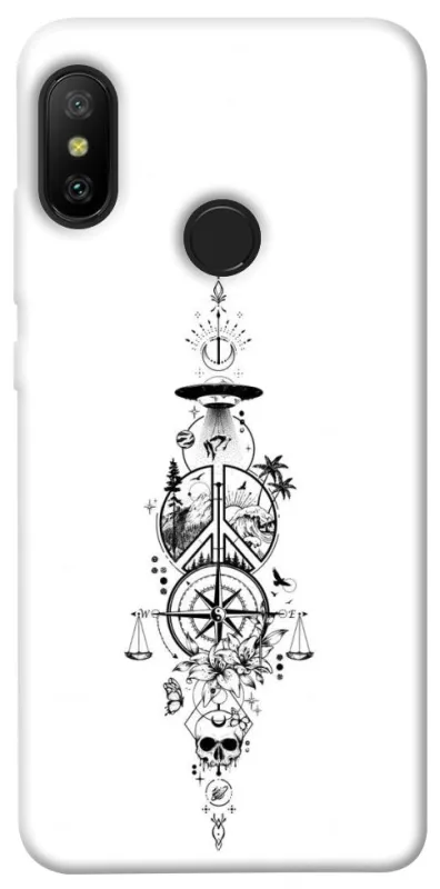 Чехол на Xiaomi Mi A2 Lite / Xiaomi Redmi 6 Pro Tattoo ver.7 фото 1 из 1