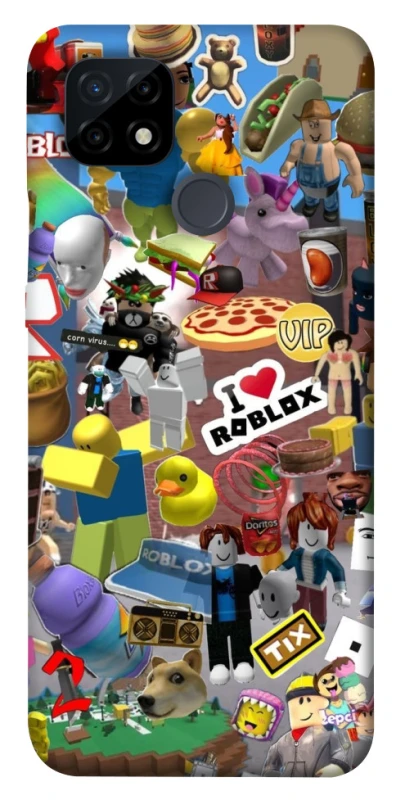 Чохол на Realme C21 Roblox collage ver.5 фото 1 з 1