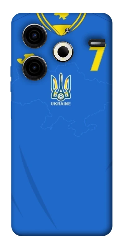 Чохол на TECNO Pova 6 Neo (LI6) UA-Football ver.4 фото 1 з 1