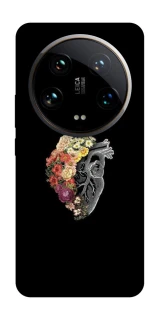Чохол на Xiaomi 14 Ultra Heart with flowers фото 1 з 1