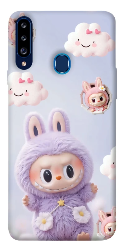 Чохол на Samsung Galaxy A20s Labubu & clouds фото 1 з 1