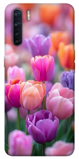 Чехол на Oppo A91 Поле тюльпанов фото 1 из 1