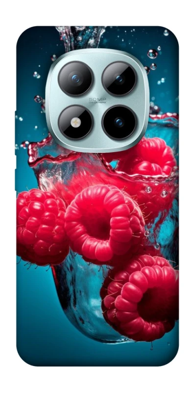 Чехол на Xiaomi Redmi Note 15 Pro+ 5G Малинка в воде фото 1 из 1