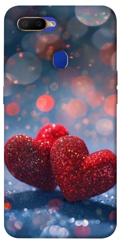 Чохол на Oppo A5s Red hearts фото 1 з 1
