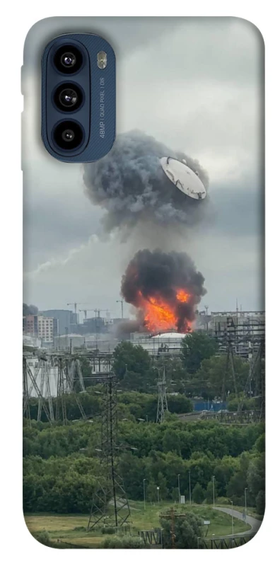 Чохол на Motorola Moto G41 Moscow never sleeps ver.4 фото 1 з 1
